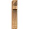 Ekena Millwork Imperial Rough Sawn Arts and Crafts Outlooker, Western Red Cedar, 8"W x 24"D x 36"H OUT08X24X36IMP03RWR - alternate 3